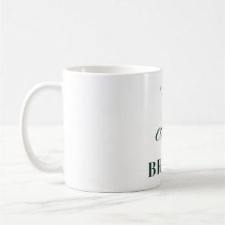 Ruhige und helle elegante Weihnachtsstern-Typograf Kaffeetasse