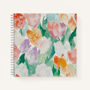 Ruhige und sanfte Tulips Notizbuch