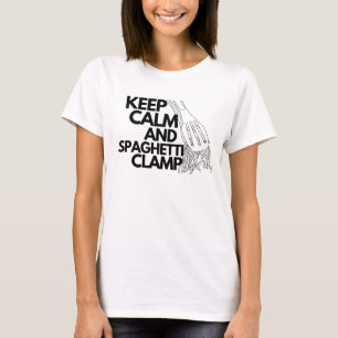 Ruhige und spaghetti-Klemme behalten T-Shirt