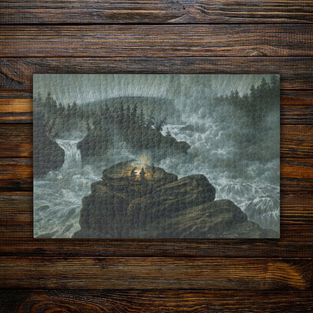 Ruhige Vintage Wasserfall Carl Svante Hallbeck (Von Creator hochgeladen)