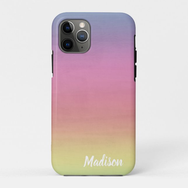 Ruhige Wasserfarbenleuchte | Personalisiertes iPho Case-Mate iPhone Hülle (Rückseite)