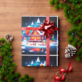 Ruhige Weihnachten Geschenkpapier