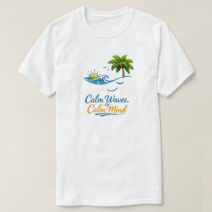 Ruhige Wellen des ruhigen Geistes – Sommer Basic T T-Shirt