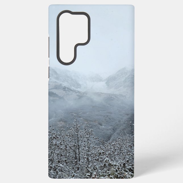 Ruhige White Winter Landschaft Samsung Case Galaxy Hülle (Rückseite)