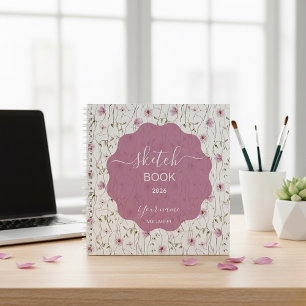 Ruhige Wildblumen Notizbuch