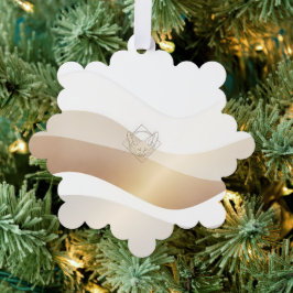 Ruhige Wüstenwellen mit Fennec Essence | Minimal S Ornament Karte
