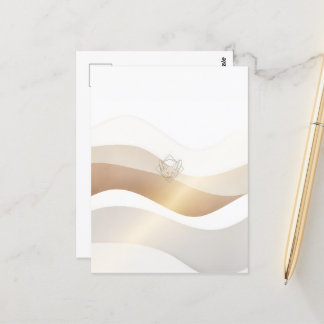 Ruhige Wüstenwellen mit Fennec Essence | Minimal S Postkarte