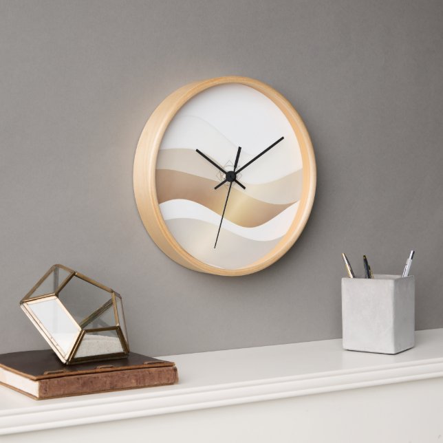 Ruhige Wüstenwellen mit Fennec Essence | Minimal S Uhr (Büro)