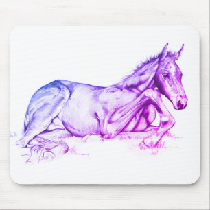 Ruhige Zeit (lila) Mousepad