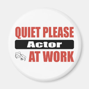 Ruhiger Akteur bei der Arbeit Magnet