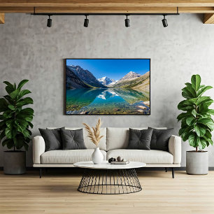Ruhiger Alpensee Berg Poster