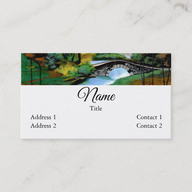Ruhiger Foggy Morning an der River Business Card Visitenkarte (Vorderseite)