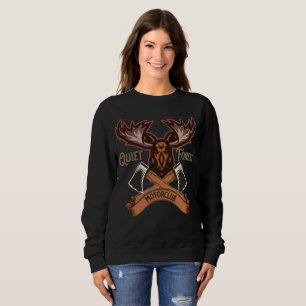 Ruhiger Forest Motorclub, einfach und cool Sweatshirt