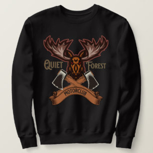 Ruhiger Forest Motorclub, einfaches und cooles Swe Sweatshirt