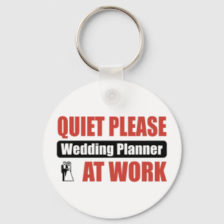 Ruhiger Hochzeitsplaner am Arbeitsplatz Schlüsselanhänger
