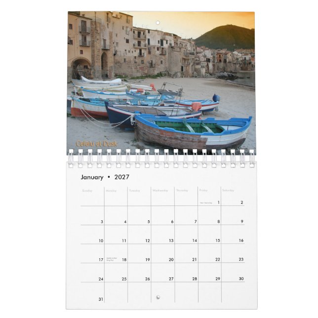 Ruhiger Kalender Siziliens 2010 (Jan 2027)