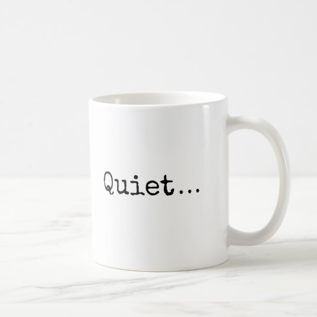 "Ruhiger…" Matilda die musikalische inspirierte Kaffeetasse (Rechts)