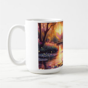 "Ruhiger See Kaffeetasse