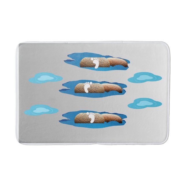 Ruhiger Steinweg Bathmat Badematte (Vorderseite)