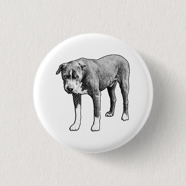Ruhiger Stolz, Dot Round Button (Vorderseite)