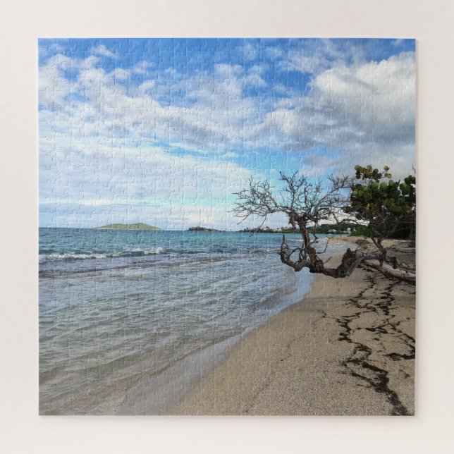 Ruhiger Strand - St Croix, USVI Puzzle (Vertikal)