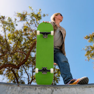 Ruhiger und einfacher limettgrüner texturierter Hi Skateboard