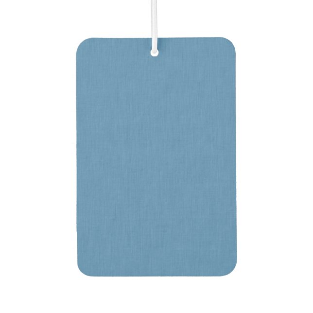 Ruhiger und einfacher, texturierter blauer Hinterg Autolufterfrischer (Vorderseite)