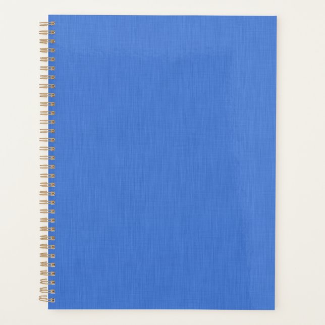 Ruhiger und einfacher visueller blauer texturierte planer (Vorderseite)
