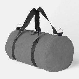 Ruhiger und einfacher visueller grauer texturierte duffle bag