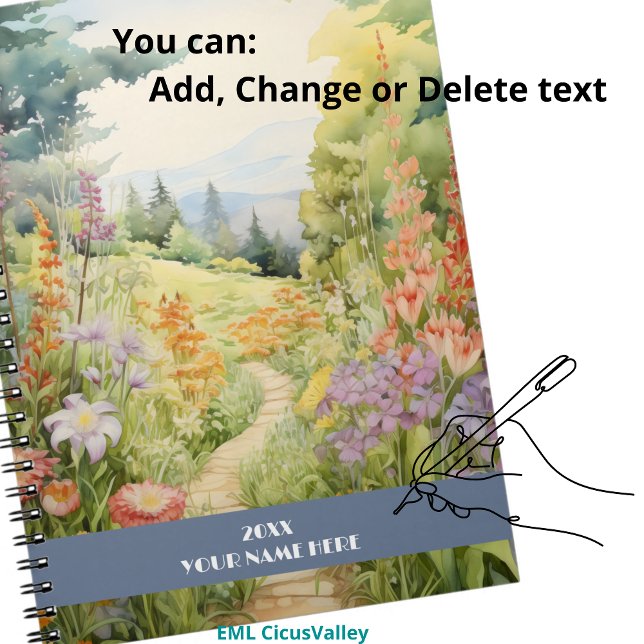 Ruhiger Weg durch den Wald Notizblock (Von Creator hochgeladen)