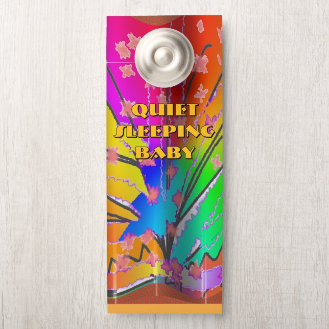 Ruhiges Baby Türanhänger (Auf Knauf)