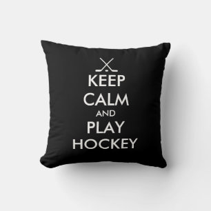 Ruhiges behalt und Hockey-Wurfkissen Kissen
