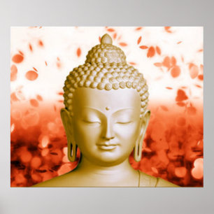 Ruhiges Buddha-Plakat Poster
