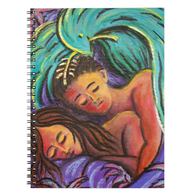 Ruhiges Dream Couple Notizblock (Vorderseite)