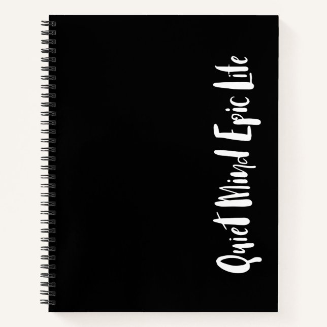 Ruhiges Epic Life Journal-Notebook Notizbuch (Vorderseite)
