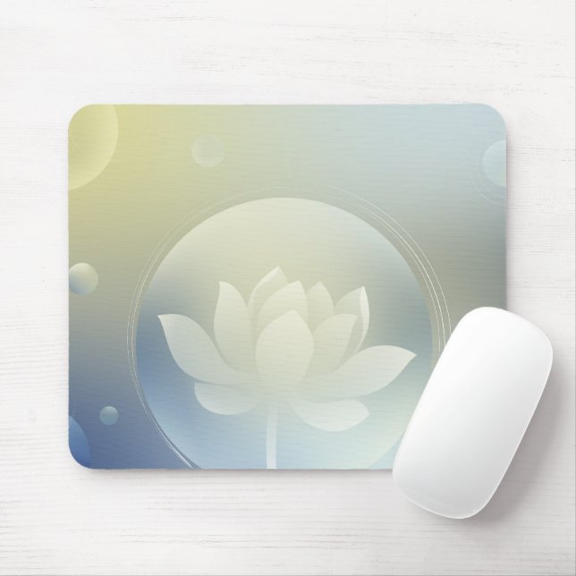 Ruhiges Lotus-Mauspad Mousepad (Mit Mouse)