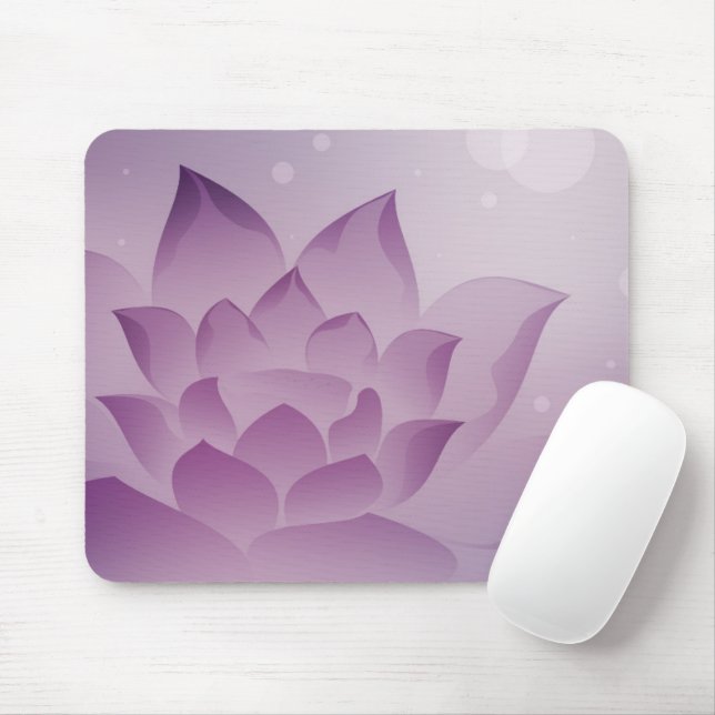 Ruhiges Lotus-Mauspad Mousepad (Mit Mouse)