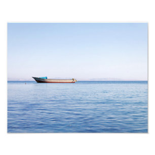 ruhiges Meerboot Fotodruck