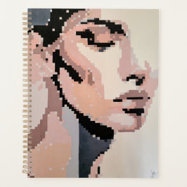 Ruhiges Pastell-Gesicht Planer