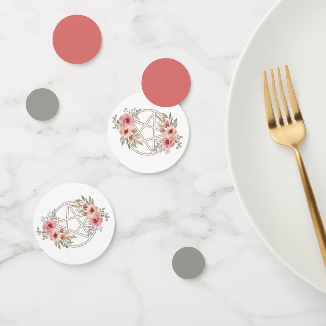 Ruhiges Pentagramm Konfetti (Gruppe)