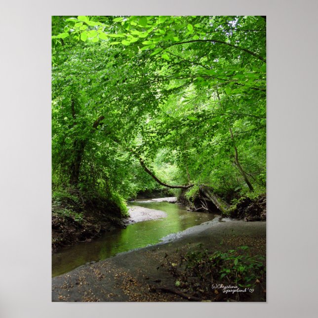 Ruhiges Plakat für den Fluss (Vorne)