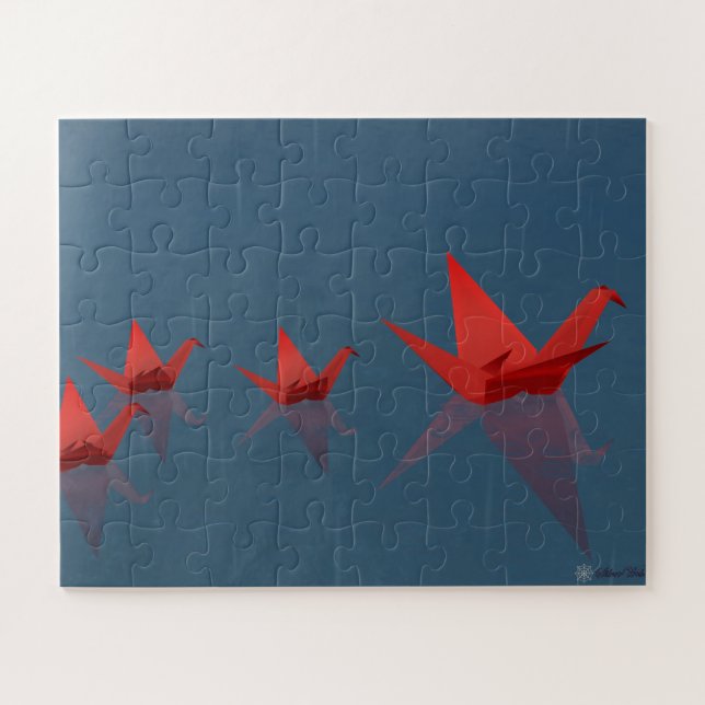 Ruhiges Rainy Day Puzzle (Horizontal)