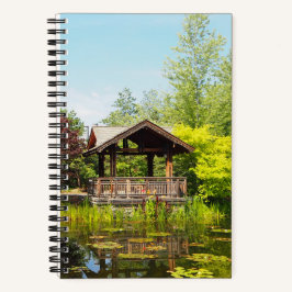 Ruhiges Reflection Pond Foto Spiral Notebook Notizbuch