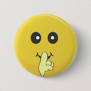 Ruhiges Smile-Gesicht Button