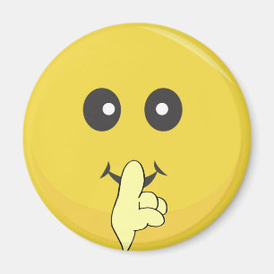 Ruhiges Smile-Gesicht Magnet