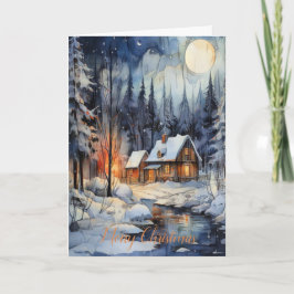 ❄️ Ruhiges Weihnachtswonderland 🎄 Feiertagskarte