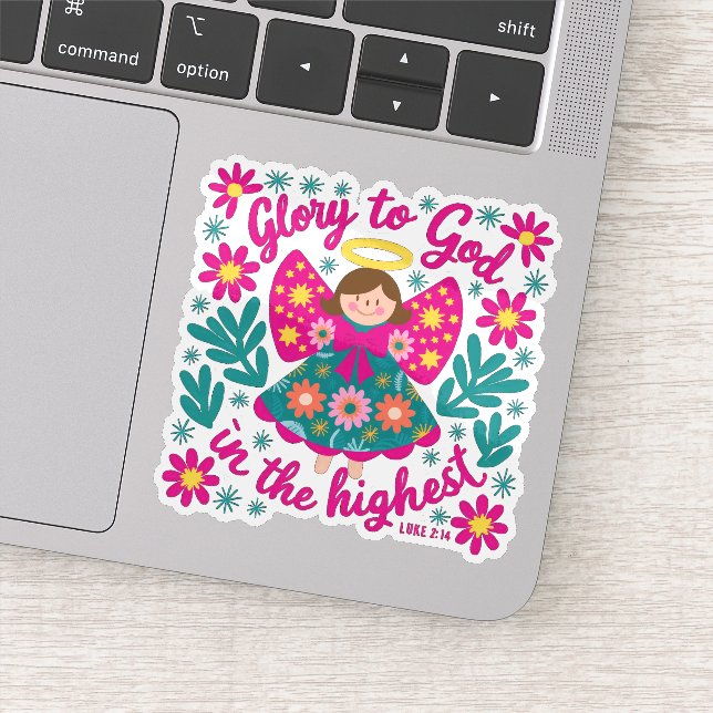 Ruhm an Gott Sticker (Detail)