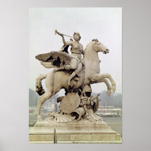 Ruhm, der Pegasus 1699-1702 reitet Poster