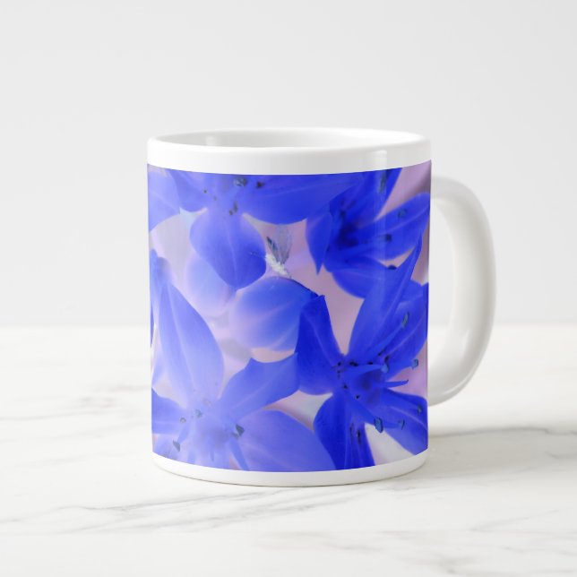 Ruhm der schneebedeckenden blauen Tasse (Vorderseite Rechts)