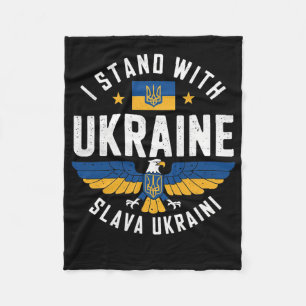 Ruhm der Ukraine Adler Design Pro-Ukraine Freiheit Fleecedecke